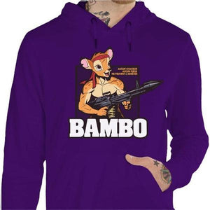 Sweat geek - Bambo Bambi - Couleur Violet - Taille S