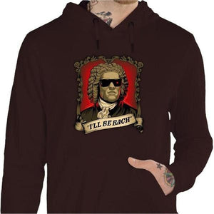 Sweat geek - Be Bach Terminator - Couleur Chocolat - Taille S