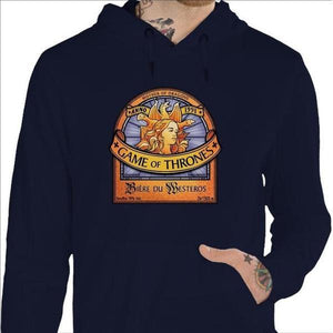 Sweat geek - Bière du Westeros Game of Throne - Couleur Marine - Taille S