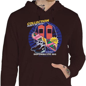 Sweat geek - Collection McFly - Couleur Chocolat - Taille S