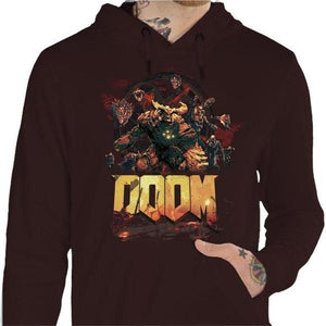 Sweat geek - DOOM New Generation - Couleur Chocolat - Taille S