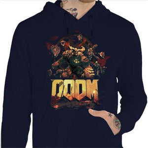 Sweat geek - DOOM New Generation - Couleur Marine - Taille S