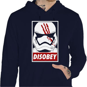 Sweat geek - Disobey - Couleur Marine - Taille S