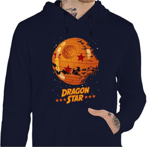 Sweat geek - Dragon Star - Couleur Marine - Taille S