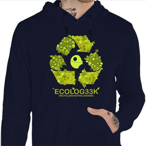 Sweat geek - Ecolog33k - Couleur Marine - Taille S