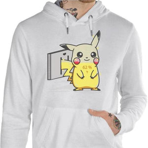 Sweat geek - En charge - Pika - Couleur Blanc - Taille S