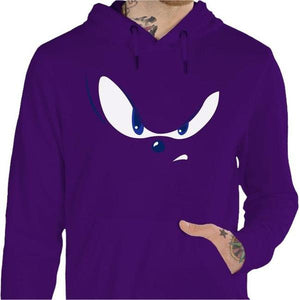 Sweat geek - Eyes of the Sonic - Couleur Violet - Taille S