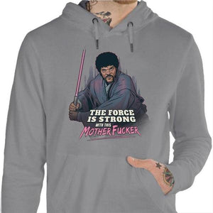 Sweat geek - Force Fiction - Couleur Gris Chine - Taille S