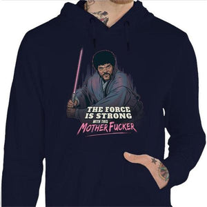Sweat geek - Force Fiction - Couleur Marine - Taille S