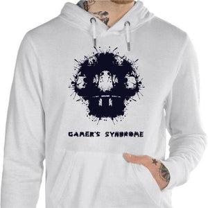 Sweat geek - Gamer's Syndrom - Couleur Blanc - Taille S