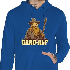 Sweat geek - Gandalf Alf - Couleur Bleu Royal - Taille S