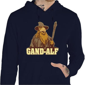 Sweat geek - Gandalf Alf - Couleur Marine - Taille S