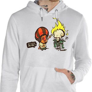 Sweat geek - Ghost Rider - Couleur Blanc - Taille S