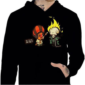 Sweat geek - Ghost Rider - Couleur Noir - Taille S