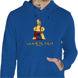 Sweat geek - God Of Lard - Couleur Bleu Royal - Taille S