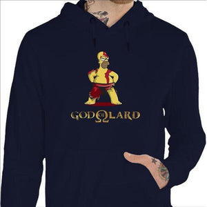 Sweat geek - God Of Lard - Couleur Marine - Taille S