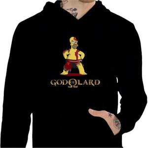 Sweat geek - God Of Lard - Couleur Noir - Taille S