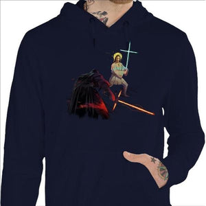 Sweat geek - Holy Wars - Couleur Marine - Taille S