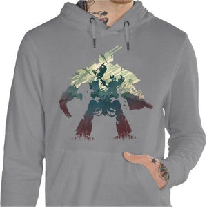 Sweat geek - Impérial Knight - Couleur Gris Chine - Taille S