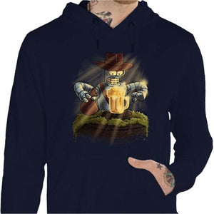 Sweat geek - Indiana Bender - Couleur Marine - Taille S