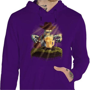 Sweat geek - Indiana Bender - Couleur Violet - Taille S