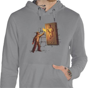 Sweat geek - Indiana Carbonite - Couleur Gris Chine - Taille S