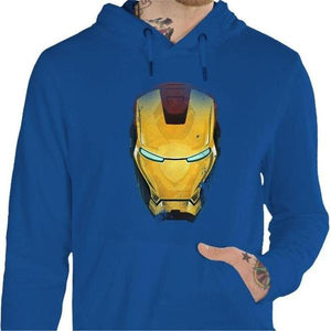 Sweat geek - Iron Man - Couleur Bleu Royal - Taille S