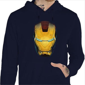 Sweat geek - Iron Man - Couleur Marine - Taille S
