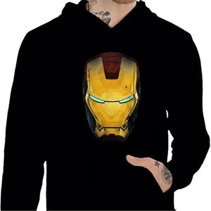 Sweat geek - Iron Man - Couleur Noir - Taille S