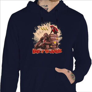 Sweat geek - King of the jungle - Couleur Marine - Taille S