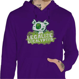 Sweat geek - Legalize Eucalyptus - Couleur Violet - Taille S