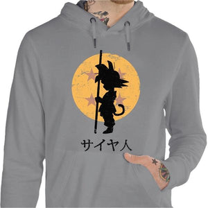 Sweat geek - Looking for the Dragon Ball - Couleur Gris Chine - Taille S