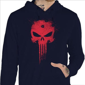 Sweat geek - Punisher - Couleur Marine - Taille S