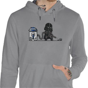 Sweat geek - R2D2 - Couleur Gris Chine - Taille S