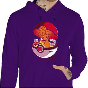 Sweat geek - Red Poke House - Couleur Violet - Taille S