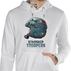 Sweat geek - Starship Troopers - Couleur Blanc - Taille S