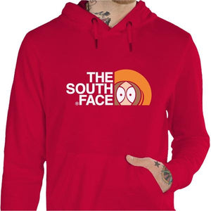 Sweat geek - The south Face - Couleur Rouge Vif - Taille S