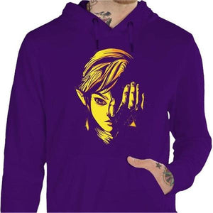 Sweat geek - Triforce of Courage - Couleur Violet - Taille S
