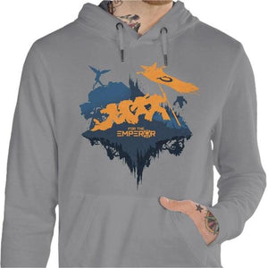 Sweat geek - Ultramarines - Couleur Gris Chine - Taille S