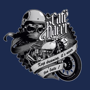 T SHIRT MOTO - Café Racer - Couleur Bleu Nuit