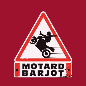 T SHIRT MOTO - Motard Barjo - Couleur