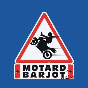 T SHIRT MOTO - Motard Barjo - Couleur
