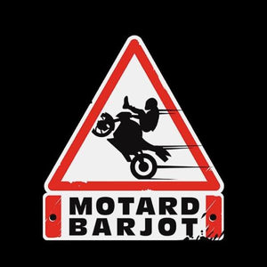 T SHIRT MOTO - Motard Barjo - Couleur Noir