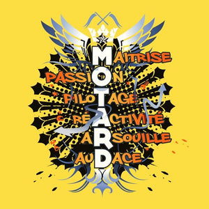 T SHIRT MOTO - Motard - Couleur Jaune