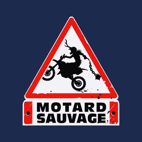 T SHIRT MOTO - Motard Sauvage