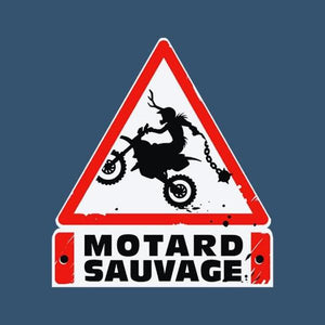 T SHIRT MOTO - Motard Sauvage - Couleur