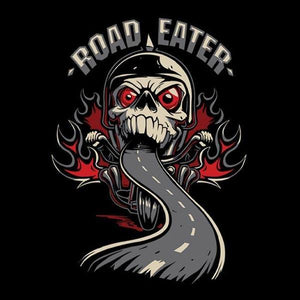 T SHIRT MOTO - Road Eater - Couleur Noir