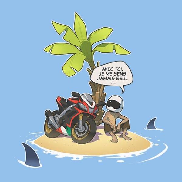 Moto humour homme-Cadeau motard-biker original, humoristique T