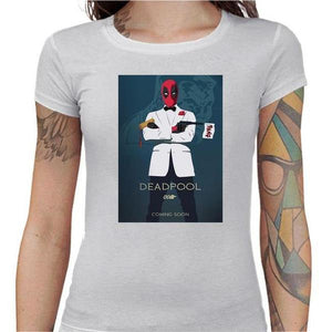 T-shirt Geekette - Agent Pool - Couleur Blanc - Taille S