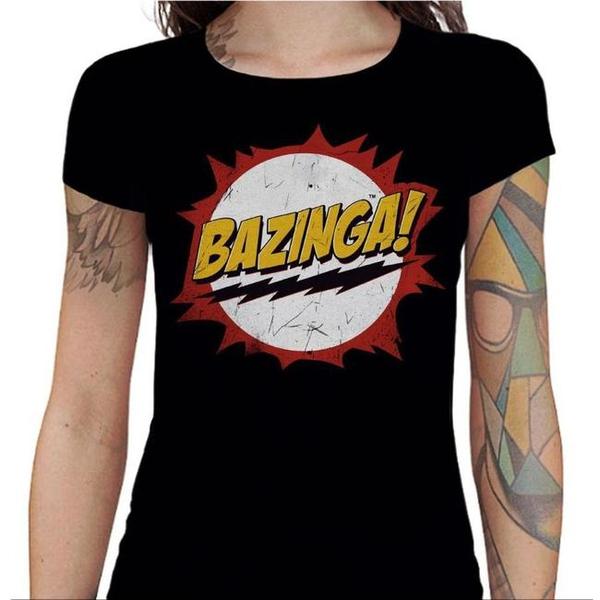 T-shirt Geekette - Bazinga